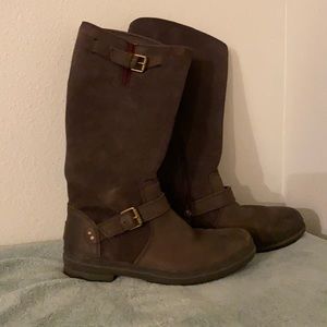 Brown Ugg Leather Boots